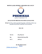 Tìm hiểu quy định pháp luật tố tụng hình sự Việt Nam về thủ tục áp dụng biện pháp bắt buộc chữa bệnh? Liên hệ thực tiễn | Bài tiểu luận kết thúc học phần Pháp luật đại cương | Trường Đại học Phenikaa