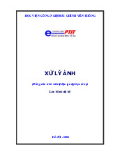 Giáo trình môn Xử lý ảnh | Học viện Công Nghệ Bưu Chính Viễn Thông