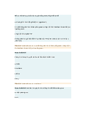 Đề ôn thi giữa kì - Con người và môi trường | Trường Đại học Mở Thành phố Hồ Chí Minh
