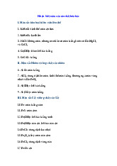 Nhận biết màu của các chất hóa học | Chuyên đề Hóa 12