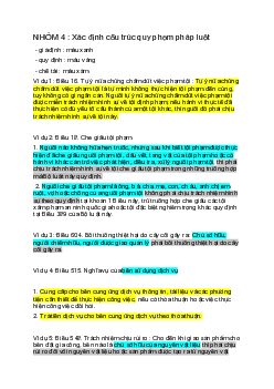 Bài tập giữa kỳ | Pháp luật đại cương | Đại học Thương mại