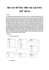 Báo Cáo Kết Thúc Môn Lập trình | Đại học Quảng Nam