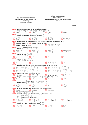 Đề thi và đáp án giữa kì môn Giải tích 1 năm 2015 | Đại học Bách Khoa Hà Nội