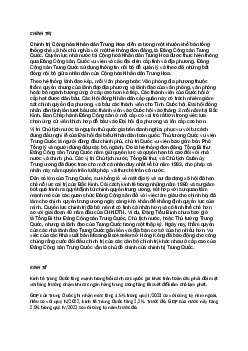 Chính trị Cộng hòa nhân dân Trung Hoa?