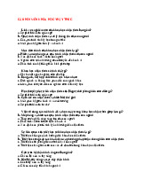 Câu hỏi trắc nghiệm ôn tập môn Khoa học nhận thức | Học viện Quản lý giáo dục