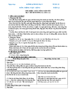 Giáo án Tiếng Việt lớp 4 Tuần 22 | Chân trời sáng tạo