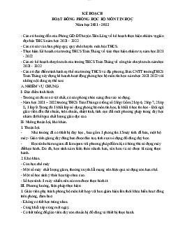 Kết hoạch hoạt động môn giao tiếp sự phạm| Đại học Sư Phạm Hà Nội