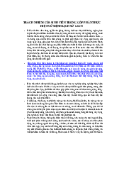 Trách Nhiệm Của Sinh Viên Trong Góp Phần Thực Hiện Sứ Mệnh Lịch Sử GCCN | CNXHKH