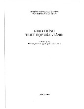 Giao trình Triết học Mác-Lenin 59 trang đầu | Triết học Mác-Lênin