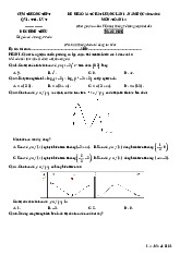 Đề khảo sát lần 1 Toán 12 năm 2025 – 2026 cụm trường THPT QV1-TT1-LVT – Bắc Ninh