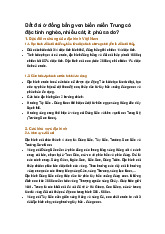 Đất đai ở đồng bằng ven biển miền Trung có đặc tính nghèo, nhiều cát, ít phù sa do?