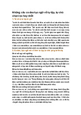 Những câu ca dao tục ngữ về tự lập, tự chủ chọn lọc hay nhất