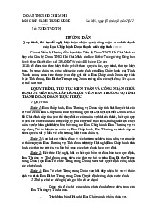 Kiện toàn nhân sự ban chấp hành | môn luật VN | trường Đại học Huế