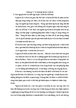 Chương 6. Vệ sinh tập luyện và thi đấu môn Triết học Mác -Lênin | Đại học sư phạm Hà nội