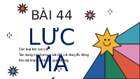 Giáo án điện tử Khoa học tự nhiên 6 bài 44 Kết nối tri thức : Lực ma sát