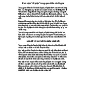 Khái niệm "Số phận" theo quan điểm của Engels - TRIẾT HỌC