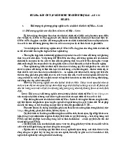 Hướng dẫn ôn tập phần 1  Đối Tượng và Phương môn Kinh tế chính trị | Trường đại học Mở Hà Nội