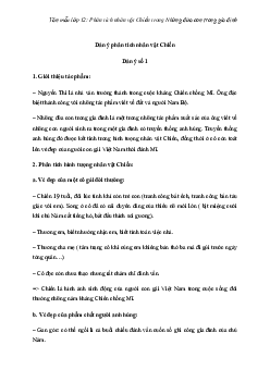 Phân tích nhân vật Chiến trong Những đứa con trong gia đình | Văn mẫu lớp 12