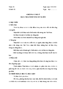 Giáo án Công nghệ 6 sách Chân trời sáng tạo Bài 1