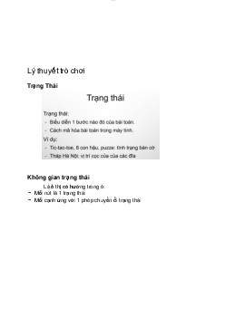Lý thuyết trò chơi | Kiến trúc máy tính | Trường Đại học Thủy Lợi