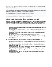 Đề cương quản trị học căn bản | Trường đại học kinh tế - luật đại học quốc gia thành phố Hồ Chí Minh