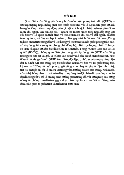 Xây dựng nền quốc phòng toàn dân, an ninh nhân dân vững mạnh để bảo vệ tổ quốc Việt Nam xã hộ chủ nghĩa