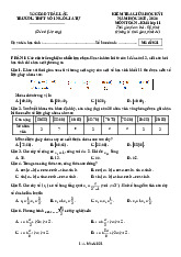 Đề giữa học kỳ 1 Toán 11 năm 2025 – 2026 trường THPT Ngô Gia Tự 1 – Đắk Lắk
