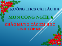 Giáo án điện tử Công nghệ 6 Bài 1 Chân trời sáng tạo: Nhà ở đối với con người