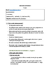 Lec 1 - Ten principles of economics môn Microeconomics | Trường Đại học Kinh Doanh và Công Nghệ Hà Nội