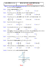 Đề Thi Thử Tốt Nghiệp THPT 2025 Môn Toán Sở GD Bắc Giang Giải Chi Tiết