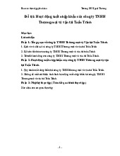 Báo Cáo Thực Tập Hoạt Động Xuất Nhập Khẩu Của Công Ty TNHH Thương Mại Và Vận Tải Tuấn Trinh | Đại học Kinh tế Thành phố Hồ Chí Minh