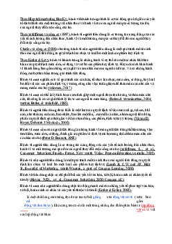 Lý thuyết về Các công trình nghiên cứu liên quan