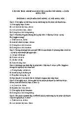 Câu hỏi trắc nghiệm | Chủ nghĩa xã hội khoa học  | Trường Đại học Công nghiệp TP.HCM