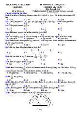 Đề kiểm tra cuối học kì 2 Toán 6 năm 2024 – 2025 sở GD&ĐT Bắc Ninh