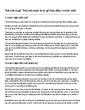 Thế chế là gì? Thể chế chính trị là gì? Đặc điểm và tính chất