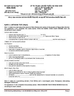 Đề thi chọn đội tuyển dự thi HSG quốc gia lớp 12 THPT tỉnh Bình Thuận năm 2018 - 2019 (vòng 2)