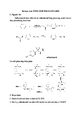 Bài thực hành tổng hợp SULFACETAMID | Hóa Học 12