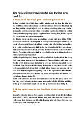 Tìm hiểu về học thuyết giá trị của trường phái cổ điển