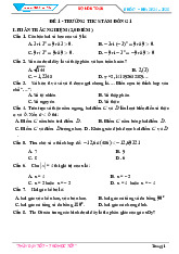 Đề tham khảo cuối kì 1 Toán 7 năm 2024 – 2025 phòng GD&ĐT Hóc Môn – TP HCM