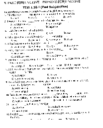 Bài tập trắc nghiệm subjunctive | Anh văn chuyên ngành | Đại học Khoa học Xã hội và Nhân văn, Đại học Quốc gia Thành phố HCM