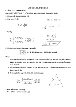 Chuyên đề trắc nghiệm tỉ số thể tích
