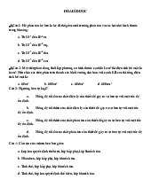 Trắc nghiệm hóa lý dược | Đại học Dược Hà Nội