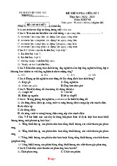 Đề Kiểm Tra Giữa Học Kỳ 1 KHTN 8 Kết Nối Tri Thức 2024-2025 Có Đáp Án Ma Trận