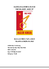 Báo cáo Thực Tập: Thiết Kế Mạch Dao Động Đa Hài | Thực tập cơ bản | Trường Đại học Bách khoa Hà Nội