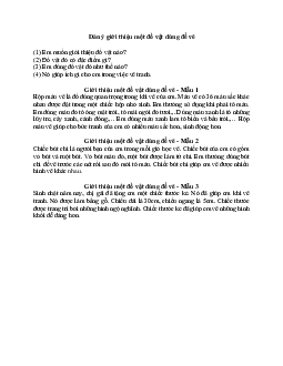 Đoạn văn giới thiệu về một đồ vật dùng để vẽ hay nhất | Tập làm văn lớp 2 | Kết nối tri thức