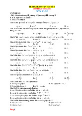 Đề Ôn Tập HK2 Toán 7 Chân Trời Sáng Tạo Năm Học 2025-2026