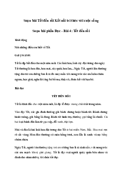 Soạn bài Tết đến rồi (trang 19) | Tiếng việt 2 sách Kết nối tri thức