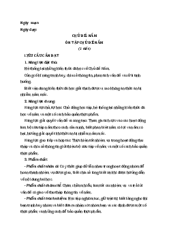Giáo án Khoa học lớp 4 Ôn tập Chủ đề Nấm | Cánh diều
