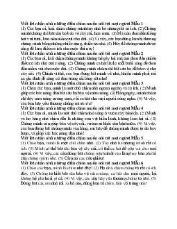Viết 4-5 câu nhắn nhủ những điều chim muốn nói tới mọi người | Tập làm văn lớp 2 | Cánh diều