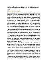 Hướng dẫn cách tổ chức Đại hội chi đoàn mới nhất